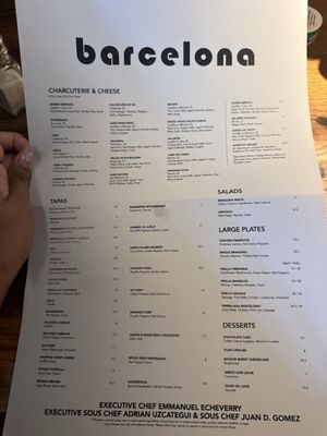 Menu photo 2 Barcelona Wine Bar Tampa Bay, FL Menu photo 2 Barcelona Wine Bar Tampa Bay, FL