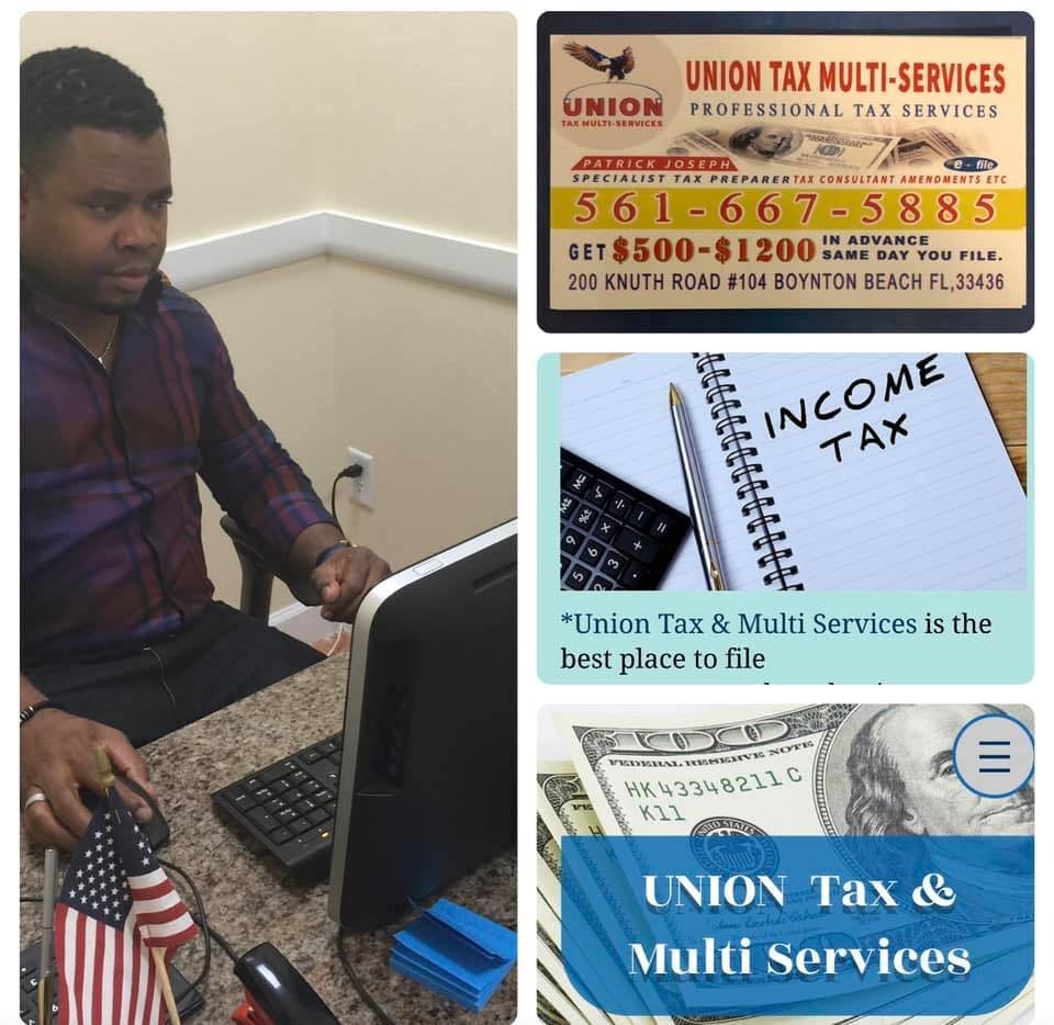 UNION TAX MULTI SERVICES 200 Knuth Rd, Boynton Beach, FL Yelp