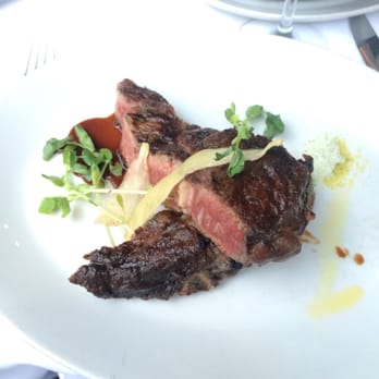 Black+Blue Vancouver - Bone-in ribeye (24 oz including bone, picture shows half of one order). Perfect proportion to share with my lady friend. - Steakhouses Near Me - Vancouver, British Columbia Black+Blue Vancouver - Bone-in ribeye (24 oz including bone, picture shows half of one order). Perfect proportion to share with my lady friend. - Steakhouses Near Me - Vancouver, British Columbia