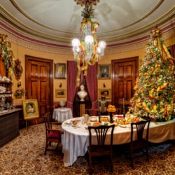 Fall River Historical Society - The Annual Holiday Open House at the FRHS features spectacular themed trees.