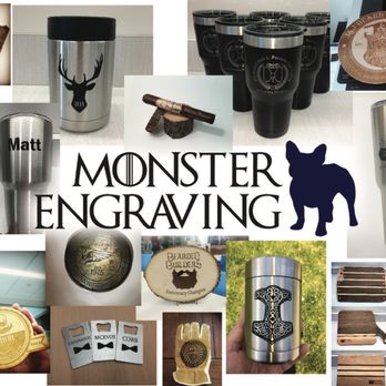 Monster Engraving - Custom Laser Engraved Gifts - Engraving Near Me - Omaha, Nebraska Monster Engraving - Custom Laser Engraved Gifts - Engraving Near Me - Omaha, Nebraska