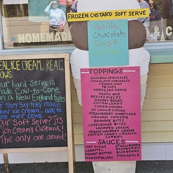The Maine Scoop - Part of the menu - Ice Cream & Frozen Yogurt Near Me - Scarborough, Maine The Maine Scoop - Part of the menu - Ice Cream & Frozen Yogurt Near Me - Scarborough, Maine