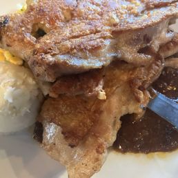 Grilled chicken steak with black pepper sauce Grilled chicken steak with black pepper sauce