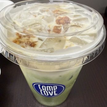 Camp Cove - Honeycomb matcha latte - Cafes Near Me - Sacramento, California Camp Cove - Honeycomb matcha latte - Cafes Near Me - Sacramento, California