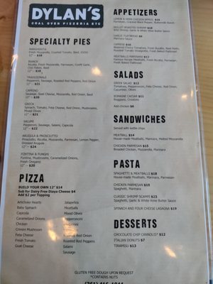 Menu photo 5 Dylan’s Pizzeria Port Aransas, TX Menu photo 5 Dylan’s Pizzeria Port Aransas, TX