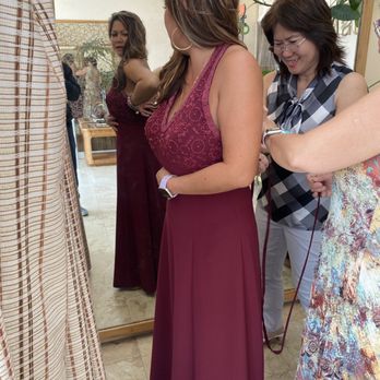 Rosa's Dry Cleaning and Alterations - You can try on the dress before you leave to make you're satisfied with the alteration. - Sewing & Alterations Near Me - Cypress, California