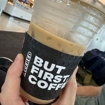 Alfred Coffee - Apparently this is their World Famous "Iced Vanilla Latte!" - Coffee & Tea Near Me - Los Angeles, California