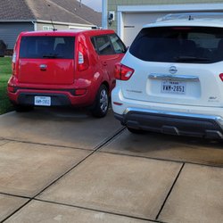 Police Department - 2 identical plates on 2 cars. Illegal here and in Texas!