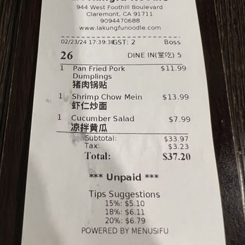 LA Kung Fu Noodle - Noodles Near Me - Claremont, California LA Kung Fu Noodle - Noodles Near Me - Claremont, California