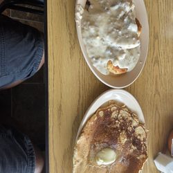Town & Country Restaurant - Chocolate Chip Pancakes, Biscuits and Gravy
