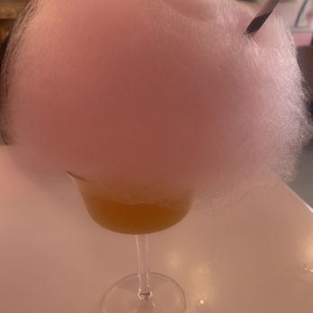 Mrs Coco - Peach Bellini w/Cotton Candy - Cafes Near Me - Henderson, Nevada Mrs Coco - Peach Bellini w/Cotton Candy - Cafes Near Me - Henderson, Nevada