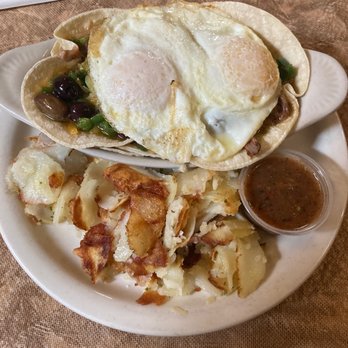 Crackers & Co. Cafe - Huevos rancheros pork carnitas, house made salads - American Near Me - Mesa, Arizona