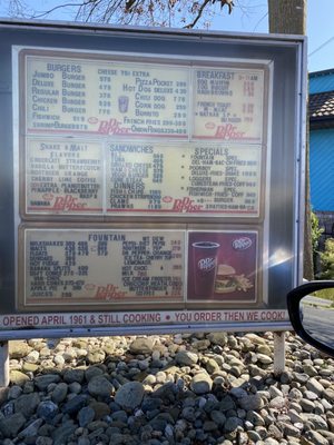 Menu photo 1 Fountain Drive-In Arlington, WA Menu photo 1 Fountain Drive-In Arlington, WA