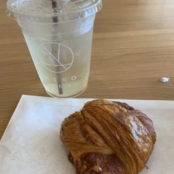 Miro Tea - Lemon Blossom Oolong tea and ham/cheese croissant - Tea Rooms Near Me - Seattle, Washington Miro Tea - Lemon Blossom Oolong tea and ham/cheese croissant - Tea Rooms Near Me - Seattle, Washington