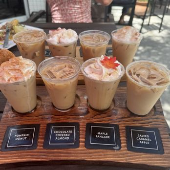 NewCity Bistro - fall iced coffee flight - Sandwiches Near Me - Lake Mary, Florida NewCity Bistro - fall iced coffee flight - Sandwiches Near Me - Lake Mary, Florida