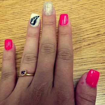 AA Top Nails Spa - My gorgeous full set with design. Great cheap prices with professional quality work. Highly recommend! - Nail Salons Near Me - La Puente, California
