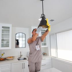 MaidTeam - Deep cleaning: Light fixtures are included in the deep cleaning service! This is what gives your home the extra shine!