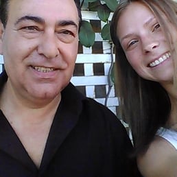 Roberto and I after hair was done!