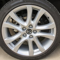 Welsh Collision Center, LLC - Can you tell where the repairs were made? The entire circumference against the tire was scratched up.