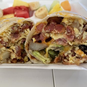Firehouse Cafe - Close up... it's packed with all the good stuff - Breakfast & Brunch Near Me - Los Alamitos, California
