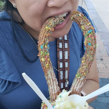 Lola's Handcrafted Churros - Matcha and fruity pebbles with pineapple soft serve - Desserts Near Me - Lisle, Illinois Lola's Handcrafted Churros - Matcha and fruity pebbles with pineapple soft serve - Desserts Near Me - Lisle, Illinois