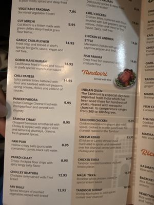 Menu photo 1 Bombay House Tempe, AZ