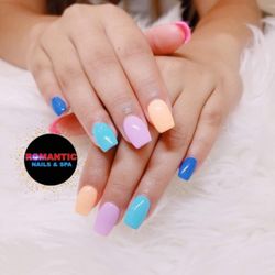 Romantic Nails & Spa - Can't pick one nail color? Then have it all!