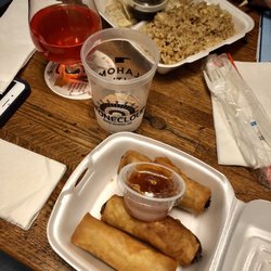 Lucky Lucky Dumpling - Spring rolls. Tasty and I would order them again! October 2018.
