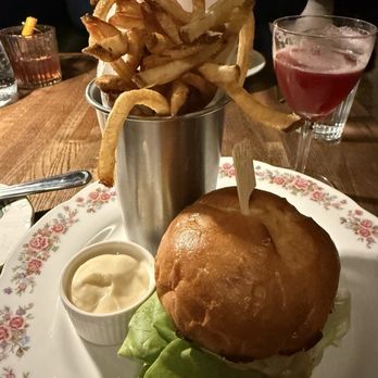 Corbeau - Burger with frites - Wine Bars Near Me - Tacoma, Washington Corbeau - Burger with frites - Wine Bars Near Me - Tacoma, Washington