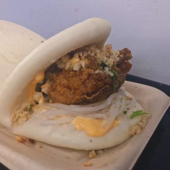 Madbun - soy garlic chicken on a regular bao - Asian Fusion Near Me - Rancho Cucamonga, California