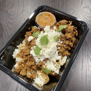 FitTrax - a tray of fried chicken and rice - Food Delivery Services Near Me - Bothell, Washington FitTrax - a tray of fried chicken and rice - Food Delivery Services Near Me - Bothell, Washington
