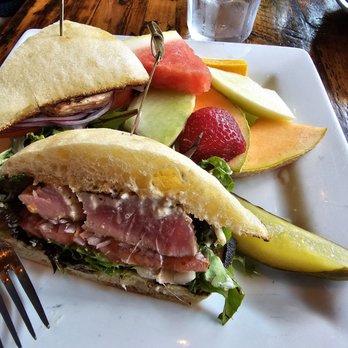 Cafe Cruz - Seared Ahi Grilled Fish Sandwich - Seafood Near Me - Soquel, California Cafe Cruz - Seared Ahi Grilled Fish Sandwich - Seafood Near Me - Soquel, California