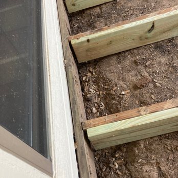 CHASE Remodeling & Concrete - Back of Deck showing fortification of frame. - General Contractors Near Me - Taylor, Texas CHASE Remodeling & Concrete - Back of Deck showing fortification of frame. - General Contractors Near Me - Taylor, Texas