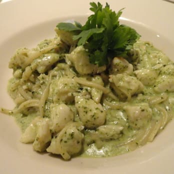 The Cellar Restaurant - fettucini with crab and pesto - Italian Near Me - Daytona Beach, Florida