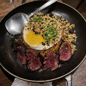 Osamil - Osamil Kimchi Fried Rice with Hanger Steak - Korean Near Me - New York, New York Osamil - Osamil Kimchi Fried Rice with Hanger Steak - Korean Near Me - New York, New York
