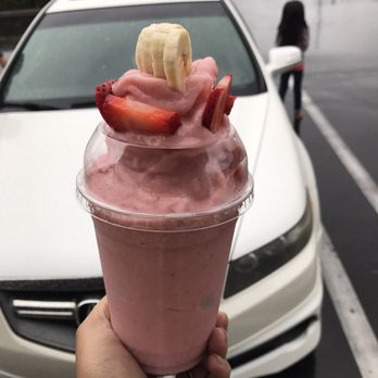TNL Boba Tea - Always great presentation - strawberry banana smoothie - Bubble Tea Near Me - Oceanside, California TNL Boba Tea - Always great presentation - strawberry banana smoothie - Bubble Tea Near Me - Oceanside, California