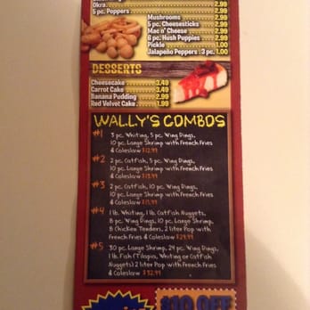 Wally's Fish & Chicken - Menu of 2 10/15 - Chicken Wings Near Me - Wayne, Michigan