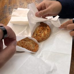 Chicken and beef empanadas
