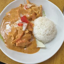 Perfect chicken Panang curry