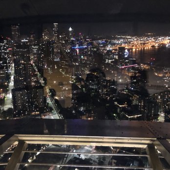 Space Needle - Night view! Cellphone Camera makes no justice - Landmarks & Historical Buildings Near Me - Seattle, Washington