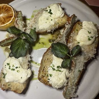 MIKA - ARTICHOKES !!!! My all time favorite dish. Mika did not disappoint- the delicate umami flavor of the veggie was not overwhelmed - Italian Near Me - Coral Gables, Florida