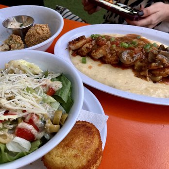 Sawyer & Co - Sensation Salad (Small) Boudin Balls. Cheesy Grits.. - Diners Near Me - Austin, Texas