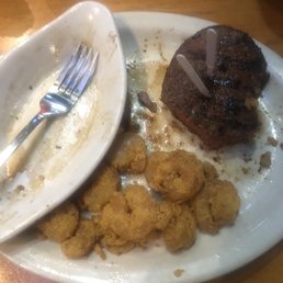 Sirloin and shrimp Sirloin and shrimp