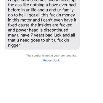 Tuckerton Marine Servicenter - Angry and profane text I received from the purchaser of the motor I was sold by Tuckerton Marine - Boat Repair Near Me - Tuckerton, New Jersey Tuckerton Marine Servicenter - Angry and profane text I received from the purchaser of the motor I was sold by Tuckerton Marine - Boat Repair Near Me - Tuckerton, New Jersey