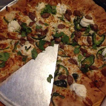 Pinthouse Pizza - Armadillo (love the cilantro) - size large - Pizza Near Me - Austin, Texas