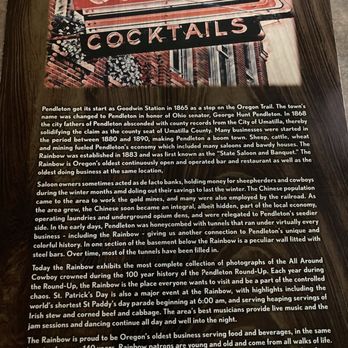 Rainbow Cafe - History - Cafes Near Me - Pendleton, Oregon