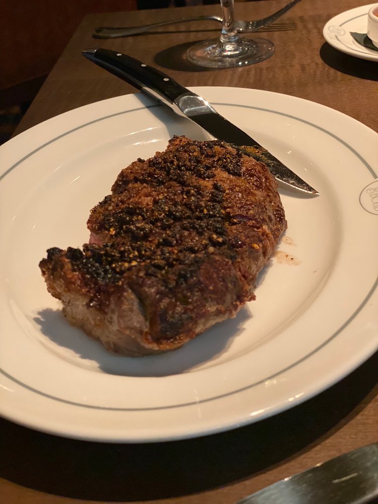 16oz Delmonico ribeye with peppercorn crust Yelp