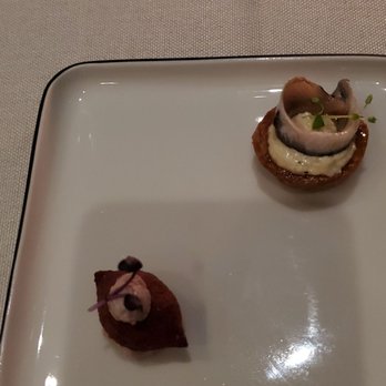 Nicole - A meatball and a hummus anchovy tart...yum! - Modern European Near Me - Istanbul, 34