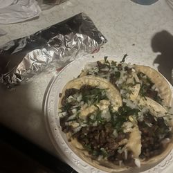 Tacos Garcia - Burrito Asada and Tacos Asada (thank you )