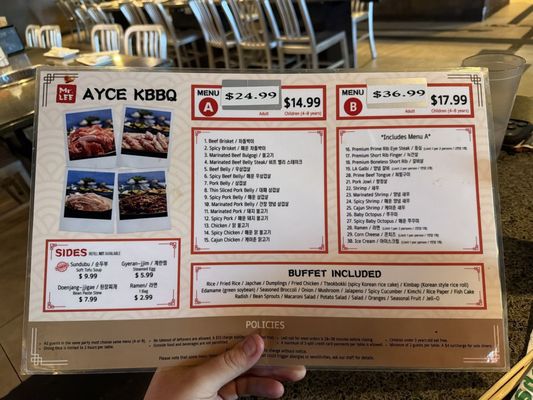 Menu photo 1 Mr. Lee's Barbeque House La Palma, CA Menu photo 1 Mr. Lee's Barbeque House La Palma, CA